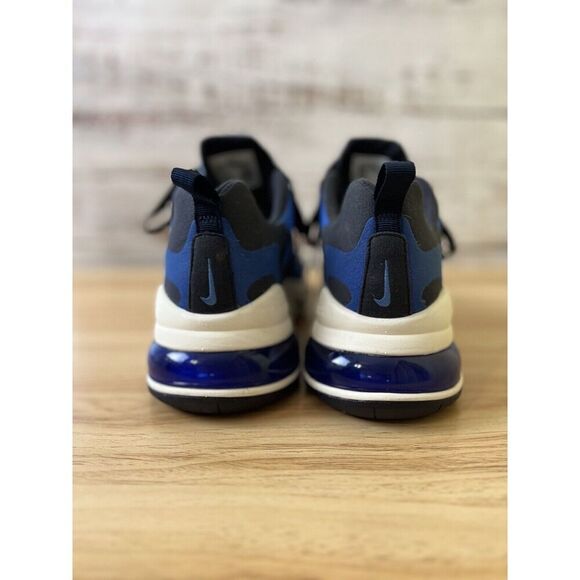 Nike Air Max 270 React Pacific University Hyper Blue Sneakers Men’s 11 EUC - Picture 3 of 11